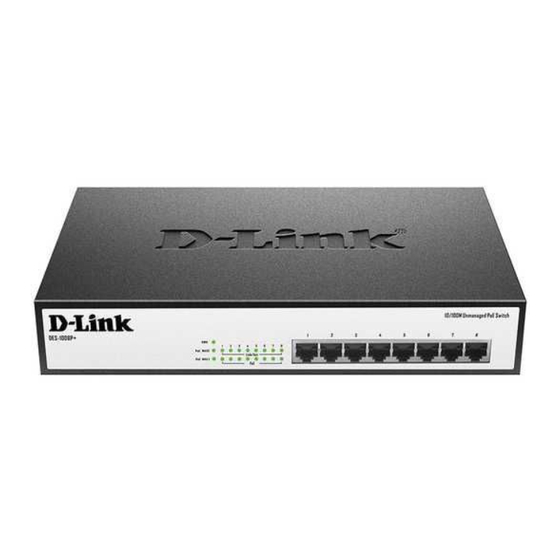 D-Link DES-1008P+ Guía De Instalación Rápida