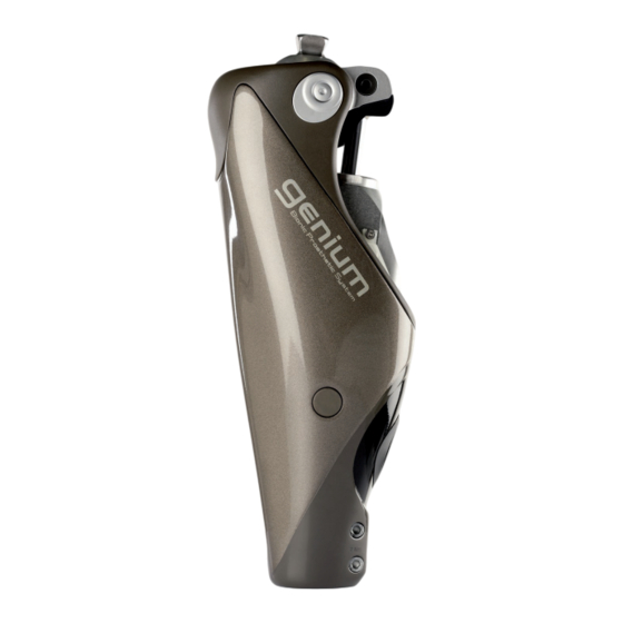 Ottobock Genium-Bionic Prosthetic System 3B1 Instrucciones De Uso