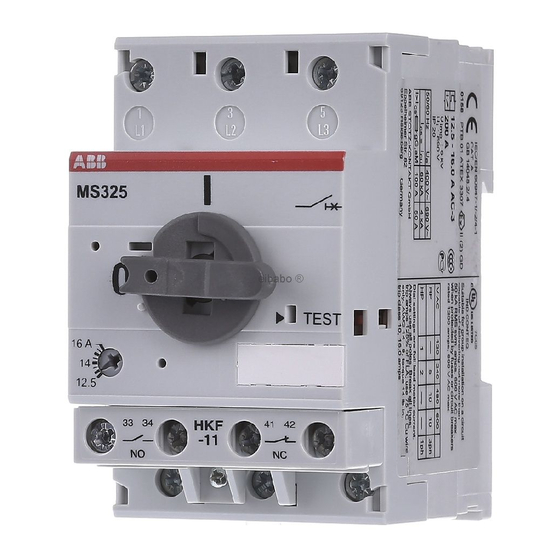 ABB MS325 Instrucciones De Montaje