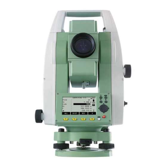 Leica FlexLine TS02 Manual De Empleo