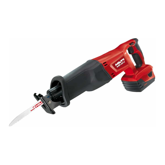 Hilti WSR 22-A Manual De Instrucciones