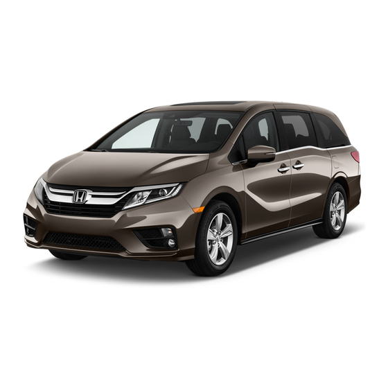 Honda ODYSSEY 2019 Manual Del Usuario