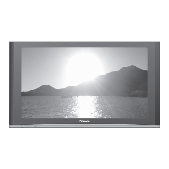 Panasonic VIERA TH-42PZ70EA Manual De Instrucciones