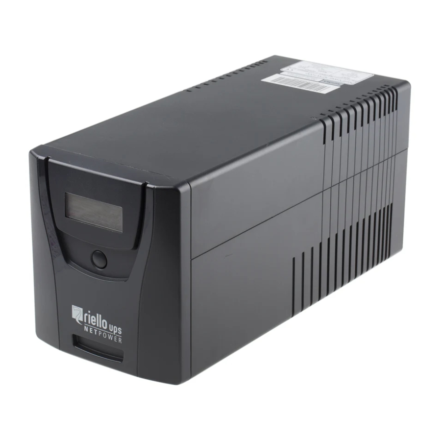 Manual de Riello NetPower