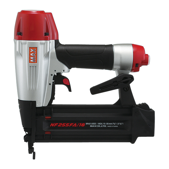 Max NF255FA/18 Manual De Operaciones