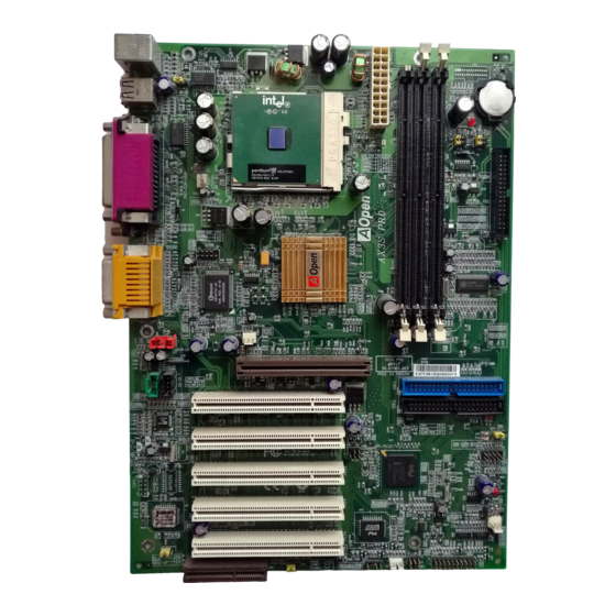 AOpen AX3S Pro Guía Rápida
