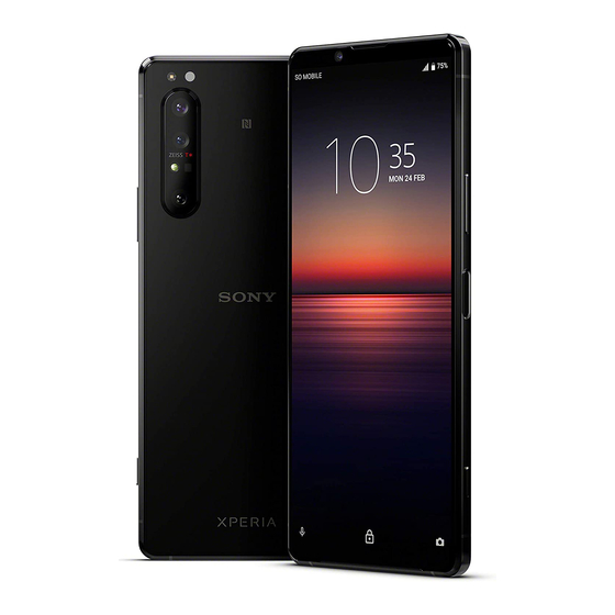 Sony XPERIA 1 II Manual Del Usuario