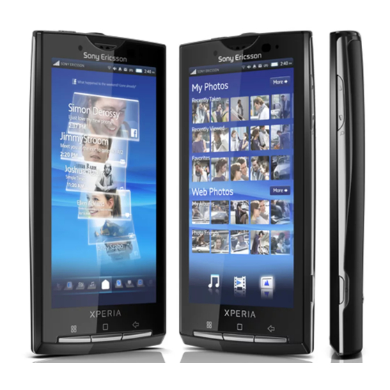 Sony Ericsson XPERIA X10 Guía Del Usuario Ampliada