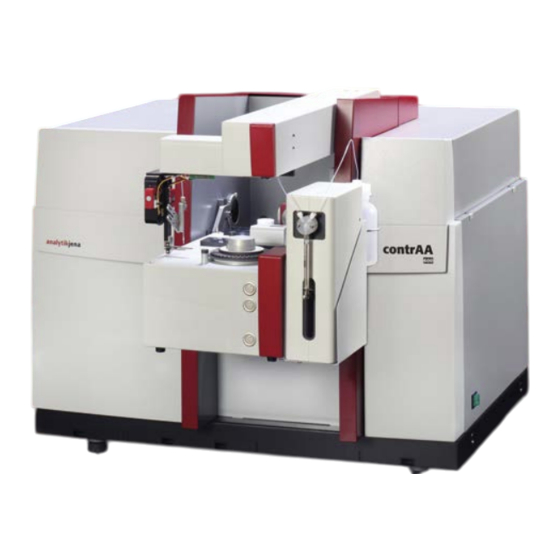 Analytik Jena contrAA 600 Manual De Usuario