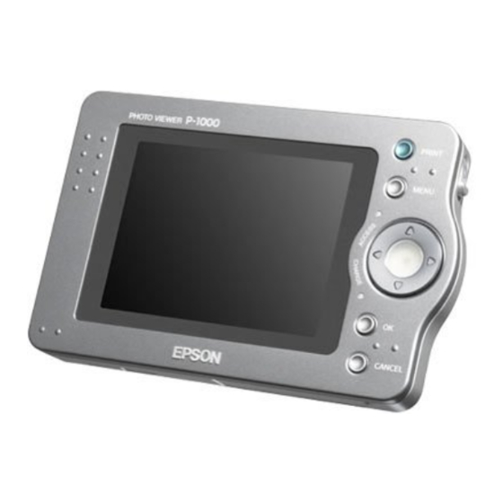 Epson PhotoPC P-1000 Manual De Usuario