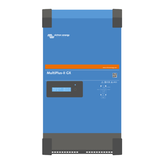 Victron energy MultiPlus-II GX 24/3000/70-32 Manuales