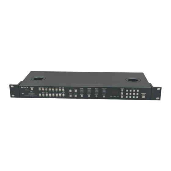 Sony BKM-16R Manual Del Usuario