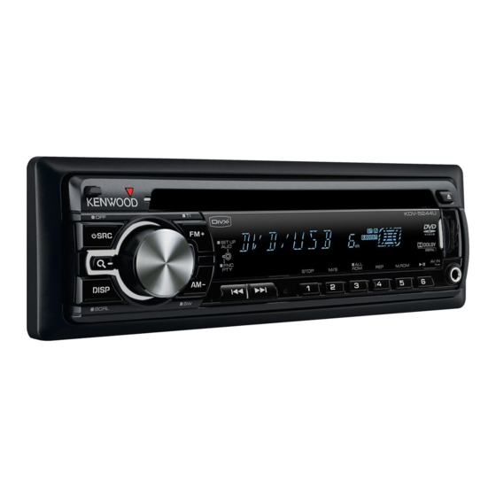 Kenwood KDV-5244U Manual De Instrucciones