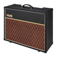 Vox AC30S1 Manual De Usuario