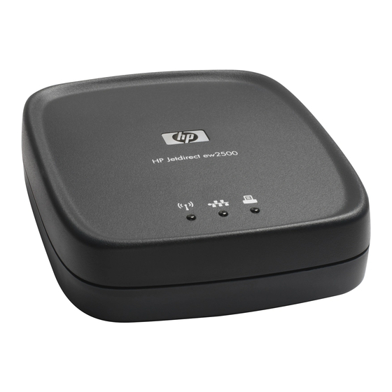 HP Jetdirect ew2500 802.11g Guía De Configuración