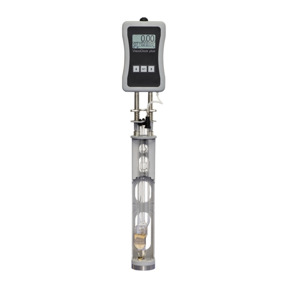 SI Analytics ViscoClock plus Manual De Instrucciones