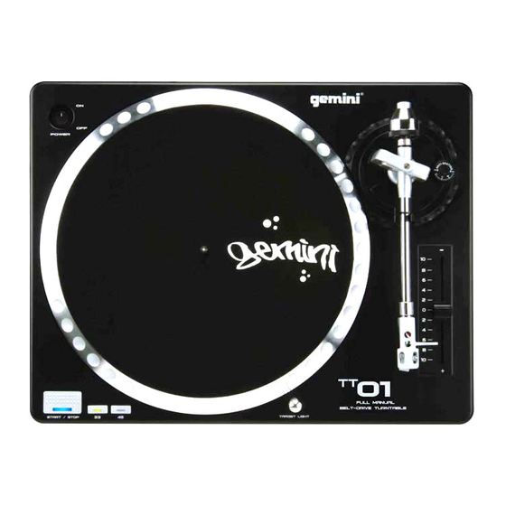 Gemini TT-01 Manual Del Operador