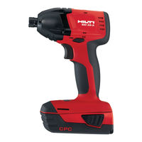 Hilti SIW 22-A Manual De Instrucciones