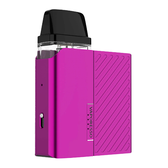 Vaporesso XROS Nano Manual Del Usuario