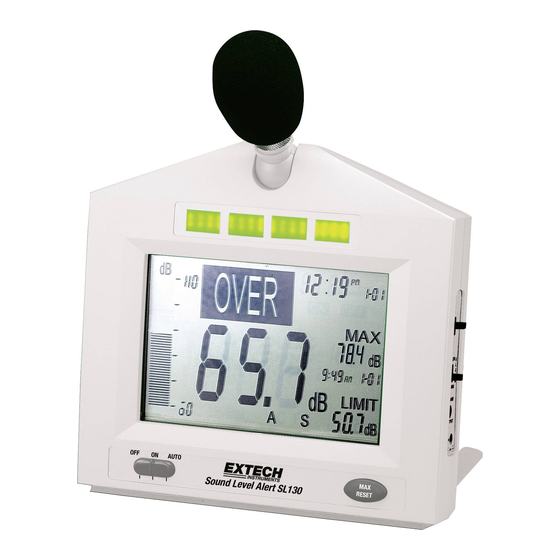 Extech Instruments SL130 Manual Del Usuario