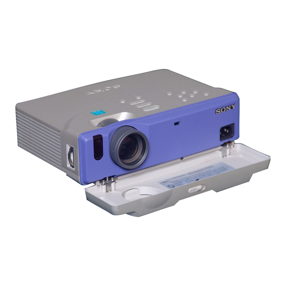 Sony VPL-CS2 Manual De Instrucciones