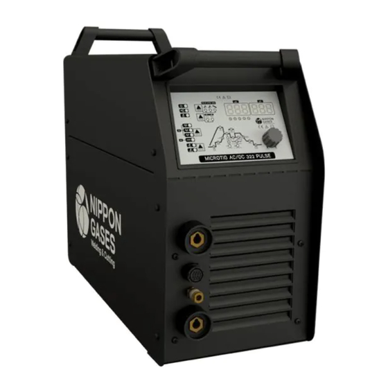 Nippon Gases MICROTIG AC/DC 322 PULSE Instrucciones De Manejo Y Seguridad
