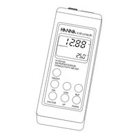 Hanna Instruments HI 9033 Manual De Instrucciones