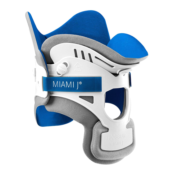 Össur MIAMI J Instrucciones Para El Uso