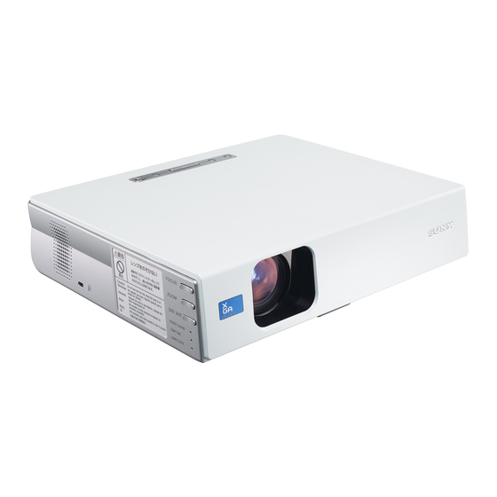 Sony VPL-CX75 Manual De Instrucciones
