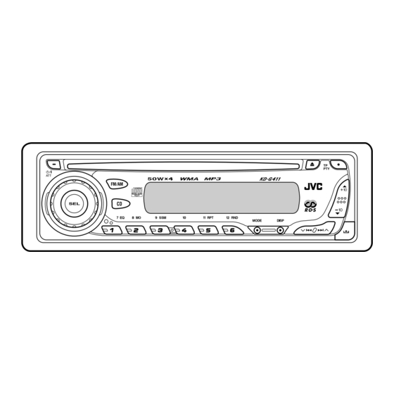 JVC KD-G411 Manual De Instrucciones