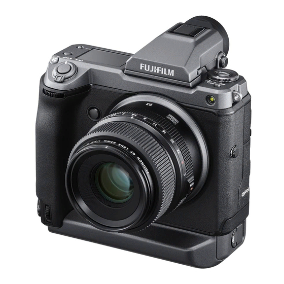 FujiFilm GFX 100 Manual Básico