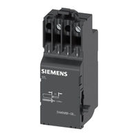 Siemens 3VM9908-0BL Serie Instructivo