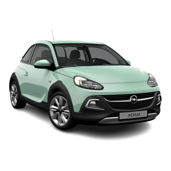 Opel Adam 2017 Manuales