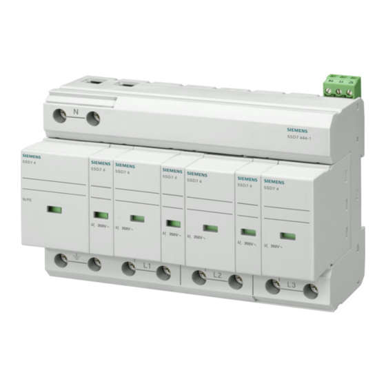 Siemens 5SD7444-1 Instructivo