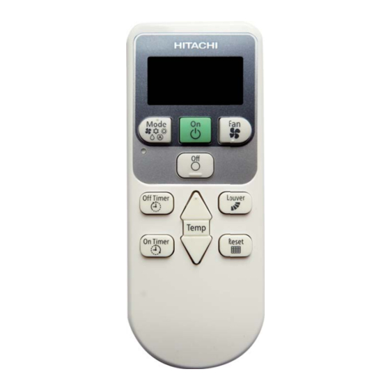 Hitachi PC-AWR Manual De Instalación Y Funcionamiento