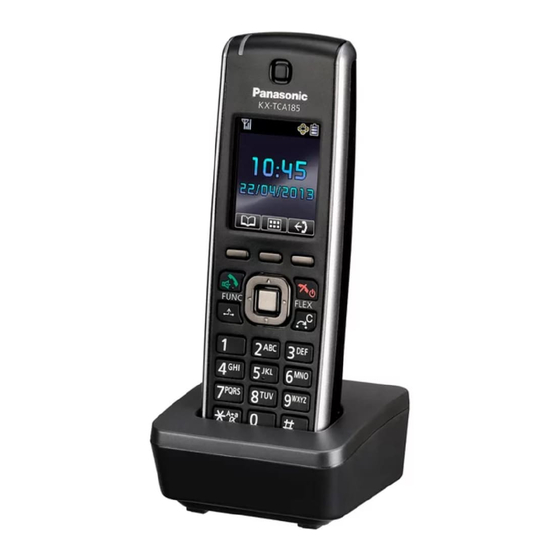 Panasonic DECT KX-TCA185 Manual De Instrucciones