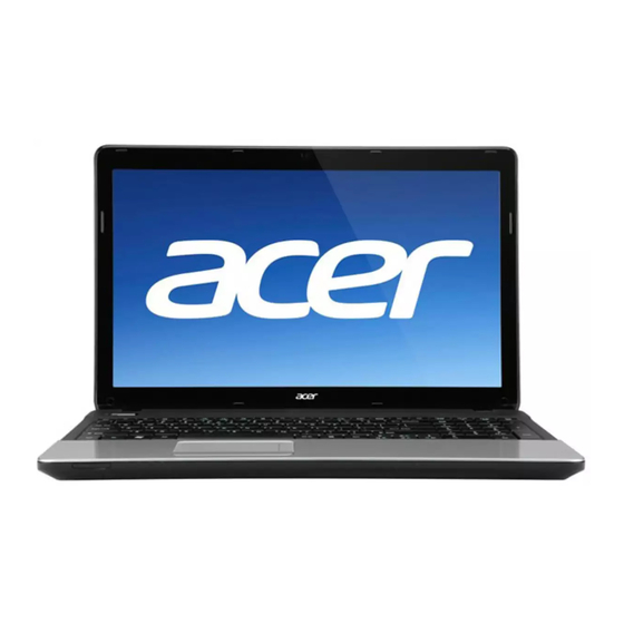 Acer ASPIRE E1-431 Serie Guia De Inicio Rapido