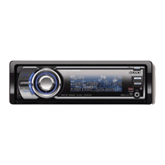 Sony CDX-GT970US Manual De Instrucciones