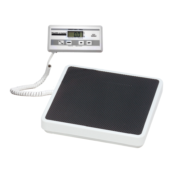 Health O Meter Professional 349KLX Manual Del Usuario