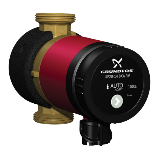 Grundfos COMFORT UP 15-14 B PM Manual Del Usuario