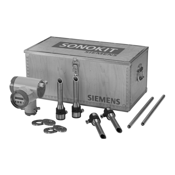 Siemens Sitrans F SONOKIT Manual De Operaciones