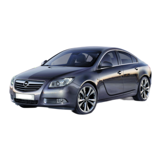 Opel INSIGNIA Manual De Instrucciones