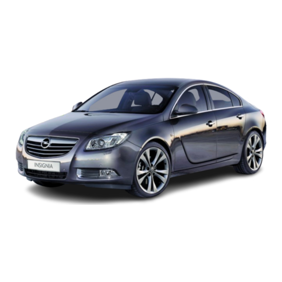 Opel Insignia Manual Del Usuario