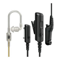 Motorola Solutions 3-Wire xL Clear Tube Earpiece Manual Del Usuario