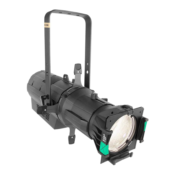 Chauvet Professional OVATION E-160WW Guía De Referencia Rápida