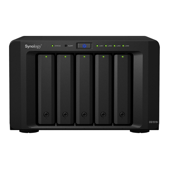 Synology DiskStation DS1515 Guía De Instalación Rápida