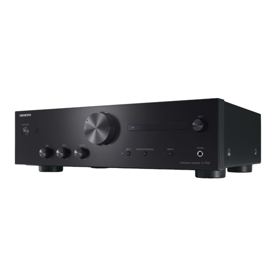 Onkyo A-9130 Manual De Instrucciones