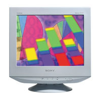 Sony Trinitron CPD-G420S Manual De Instrucciones