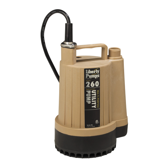 Liberty Pumps 260 Manual De Usario