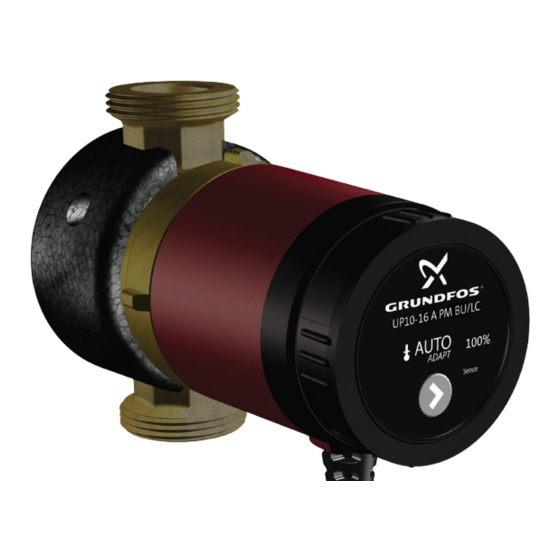 Grundfos UP 10-16 PM Manual De Instrucciones